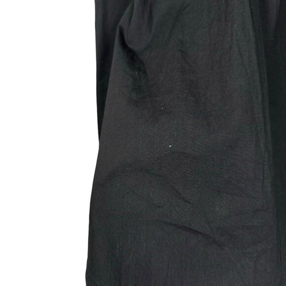 Tripp NYC Daang Goodman Black‎ Mini Dress Plus Sz 4X Faux Leather Trim Goth Punk - Picture 4 of 16